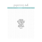 Papertrey Ink Reflections Romans 8 Clear Stamp 1651