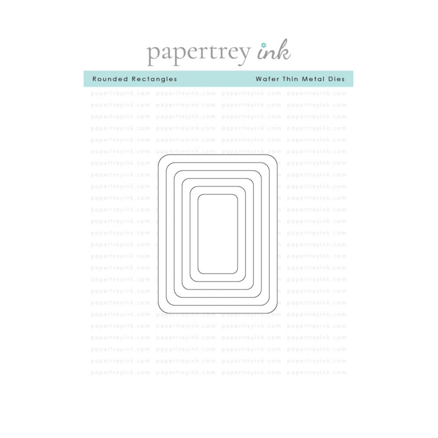 Papertrey Ink Rounded Rectangles Dies pti-1013