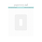 Papertrey Ink Rounded Rectangles Dies pti-1013