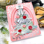 Papertrey Ink Rounded Rectangles Dies pti-1013 pink