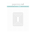 Papertrey Ink Rounded Rectangles Pierced Dies pti-1014