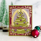 Papertrey Ink Rounded Rectangles Pierced Dies pti-1014 ornaments