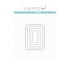 Papertrey Ink Rounded Rectangles Stitched Dies pti-1015