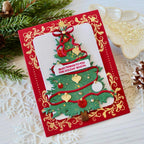 Papertrey Ink Rounded Rectangles Stitched Dies pti-1015 tree