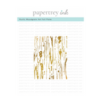 Papertrey Ink Rustic Wood Grain Hot Foil Plate ptif-0041
