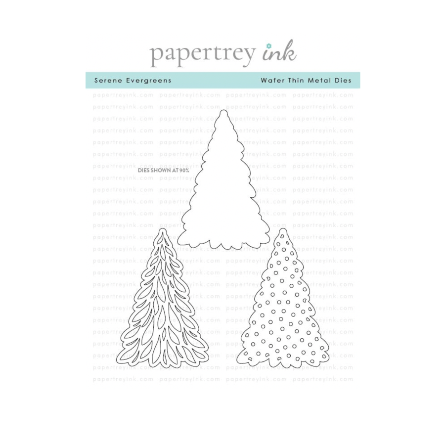 Papertrey Ink Serene Evergreens Dies pti-1023 – Simon Says Stamp
