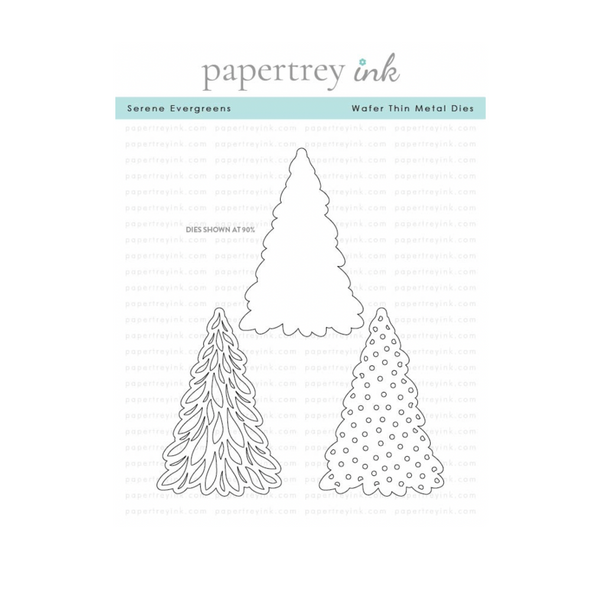 Papertrey Ink Serene Evergreens Dies pti-1023 – Simon Says Stamp