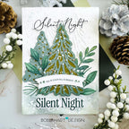 Papertrey Ink Serene Evergreens Dies pti-1023 greenery
