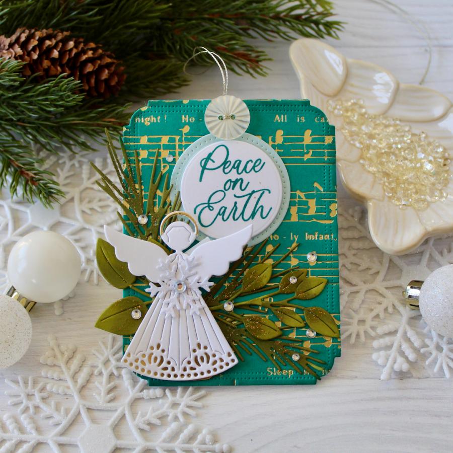 Papertrey Ink Silent Night Hot Foil Plate ptif-0046 angel