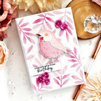 Papertrey Ink So Tweet Clear Stamps 1658 pink