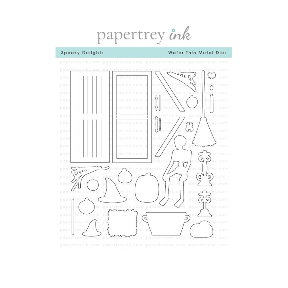 Papertrey Ink Spooky Delights Clear Stamp and Die Set image 2