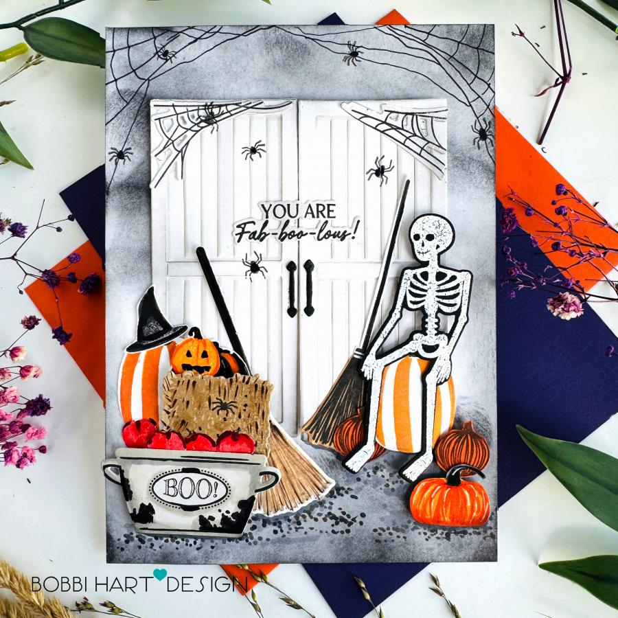 Papertrey Ink Spooky Delights Clear Stamps 1659 boo