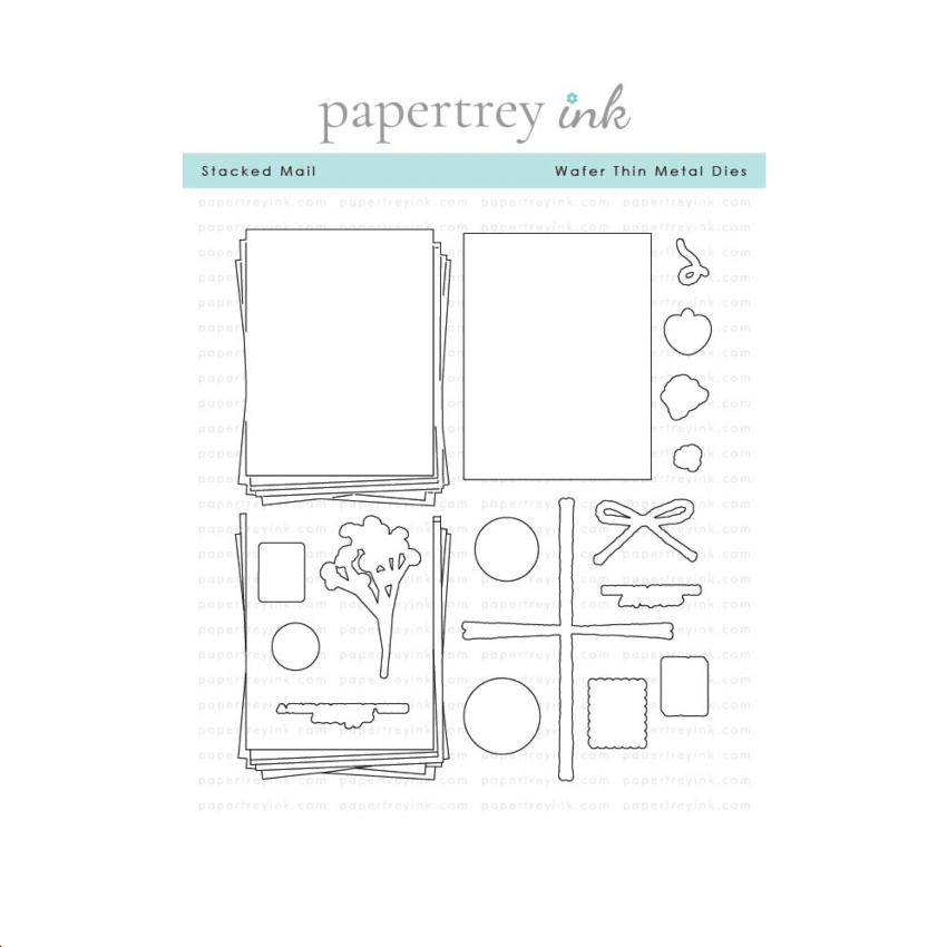 Papertrey Ink Stacked Mail Dies pti-1105