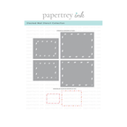 Papertrey Ink Stacked Mail Stencils -0107