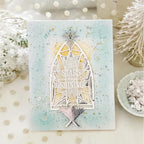 Papertrey Ink Stained Glass Windows Dies pti-0867 manger
