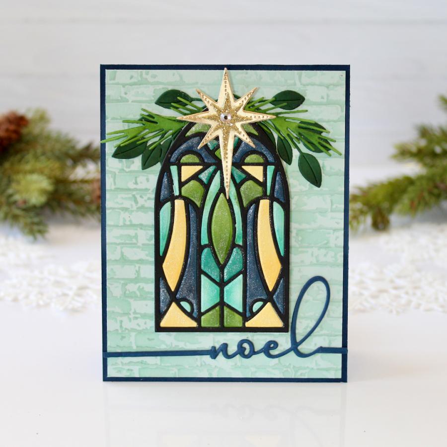 Papertrey Ink Stained Glass Windows Dies pti-0867 star