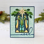 Papertrey Ink Stained Glass Windows Dies pti-0867 star