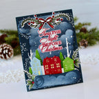 Papertrey Ink Storybook Scroll Dies pti-1008 houses