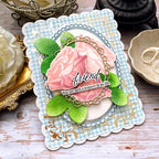 Papertrey Ink Such a Treasure Dies pti-1058 blue plaid