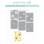 Papertrey Ink Sunflower Garden Stencils - 0074