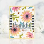 Papertrey Ink Sunflower Garden Stencils - 0074 love