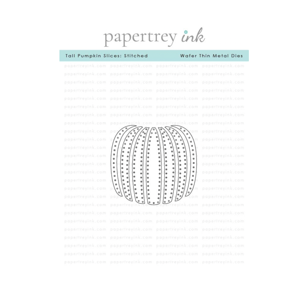 Papertrey Ink Tall Pumpkin Slices Stitched Dies pti-0992
