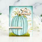 Papertrey Ink Tall Pumpkin Slices Stitched Dies pti-0992 blue