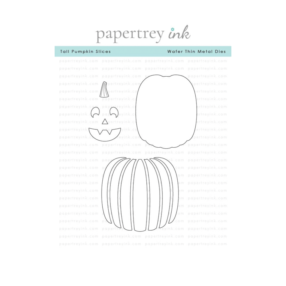 Papertrey Ink Tall Pumpkin Slices and Tall Pumpkin Slices Stitches Die Set image 1