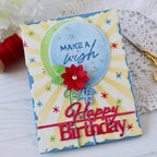 Papertrey Ink The Bigs Birthday Style Clear Stamp and Die Set happy birthday