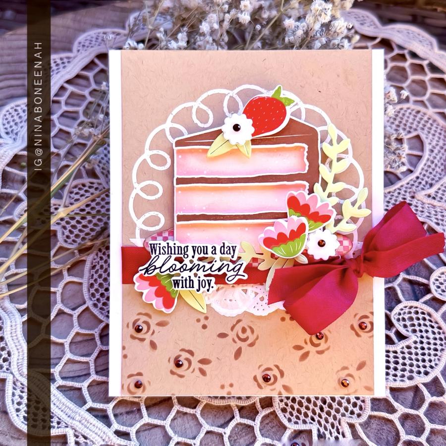 Papertrey Ink The Bigs Birthday Style Dies pti-0902 strawberry