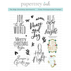 Papertrey Ink The Bigs Christmas Sentiments Clear Stamps 1606