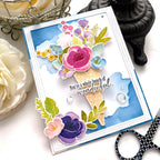 Papertrey Ink The Sweetest Bunch Clear Stamp and Die Set watercolor