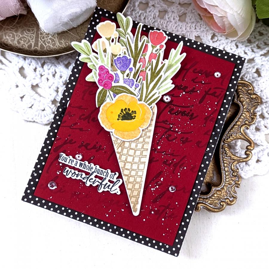 Papertrey Ink The Sweetest Bunch Clear Stamps 1653 red