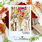 Papertrey Ink The Sweetest Bunch Clear Stamps 1653 woodgrain