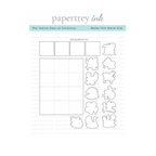 Papertrey Ink The Twelve Days of Christmas Dies pti-1000