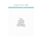 Papertrey Ink The Twelve Days of Christmas Title Die pti-1001