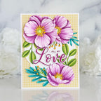 Papertrey Ink This Is Big Sentiments Love Clear Stamps 1636 pink