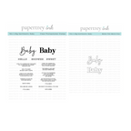Papertrey Ink This is Big Sentiments Baby Clear Stamp and Die Set