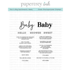 Papertrey Ink This is Big Sentiments Baby Clear Stamp and Die Set product image 1