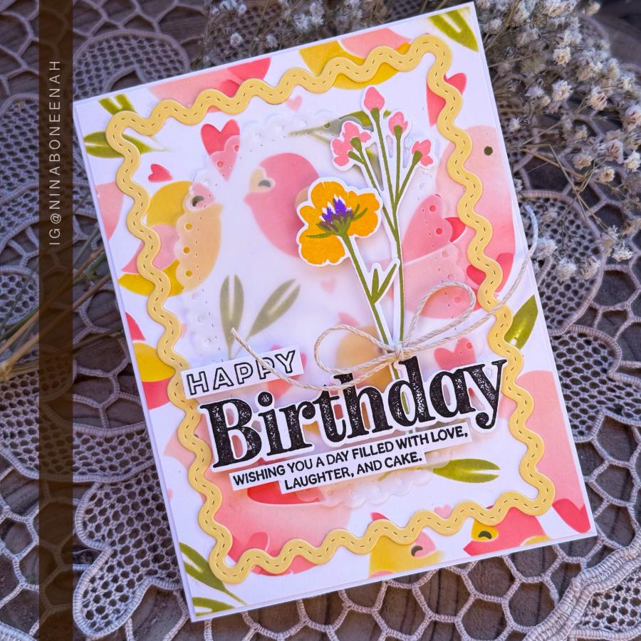Papertrey Ink This is Big Sentiments Birthday Clear Stamps 1625
