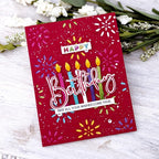Papertrey Ink This is Big Sentiments Birthday Clear Stamps 1625 happy birthday
