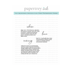 Papertrey Ink This is Big Sentiments Definitions of Love Clear Stamps 1685