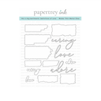 Papertrey Ink This is Big Sentiments Definitions of Love Dies pti-1049