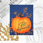 Papertrey Ink This is Big Sentiments Fall Harvest Dies pti-0984 fall