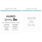 Papertrey Ink This is Big Sentiments Halloween Clear Stamp and Die Set