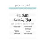 Papertrey Ink This is Big Sentiments Halloween Clear Stamps 1727