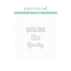 Papertrey Ink This is Big Sentiments Halloween Dies pti-1133