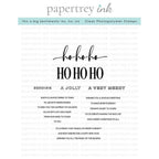 Papertrey Ink This is Big Sentiments Ho, Ho, Ho Clear Stamps 1604