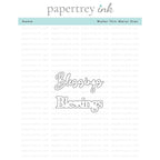 Papertrey Ink This is Big Sentiments Many Blessings Dies pti-0915