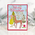 Papertrey Ink This is Big Sentiments Merry Christmas Clear Stamp and Die Set merry christmas